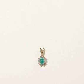 Studio Light True Shine Emerald & Diamond Pendant | 0.21ct, 0.05ctw |