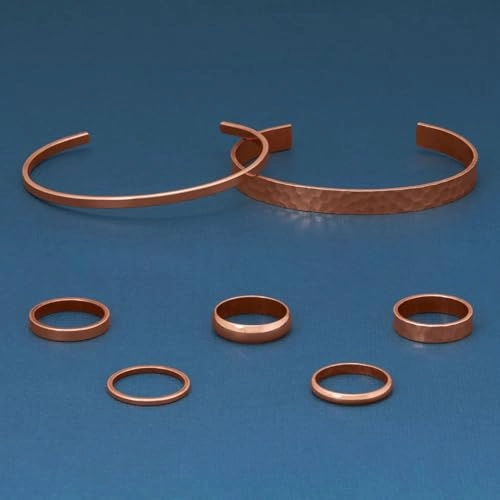 Creative Finish Flat Edge Copper Band Ring 1.5mm Width - Made in The USA