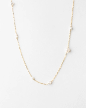 Short Item Superb Design Floating Pearl Necklace
