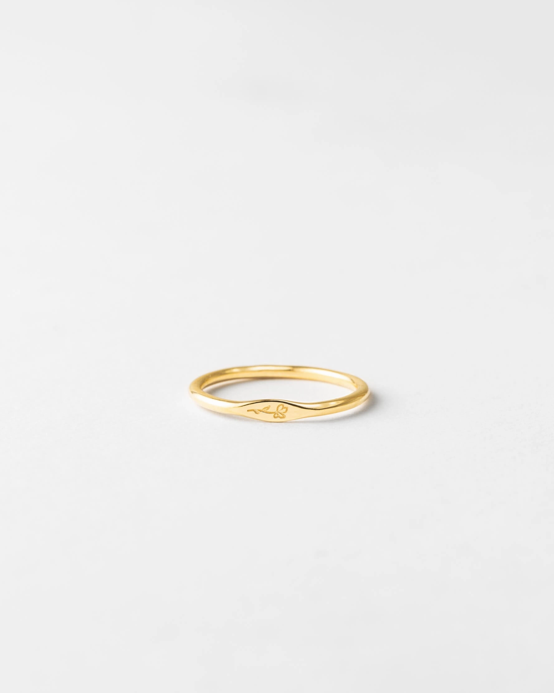 Floral Micro Signet Refined Appearance