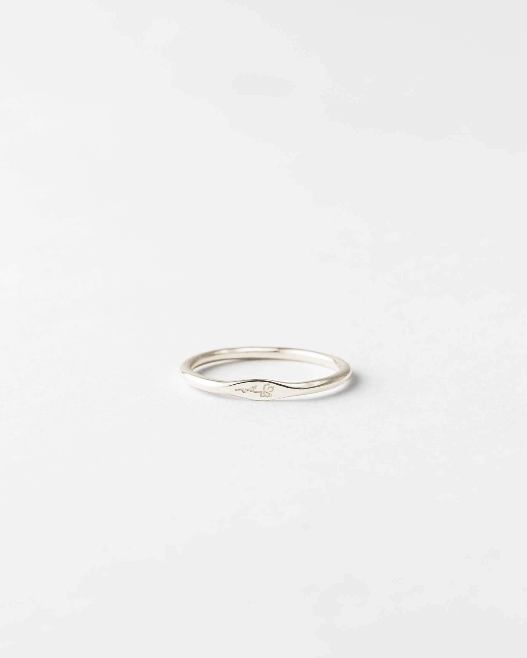 Floral Micro Signet Inspired Accent Elegant Appeal