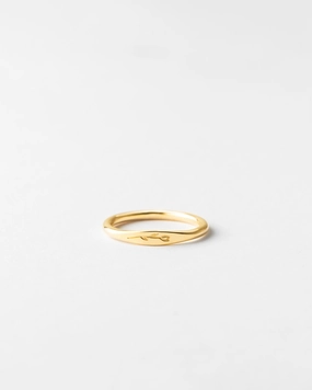 Floral Slim Signet Premium Appearance Budget Symbol