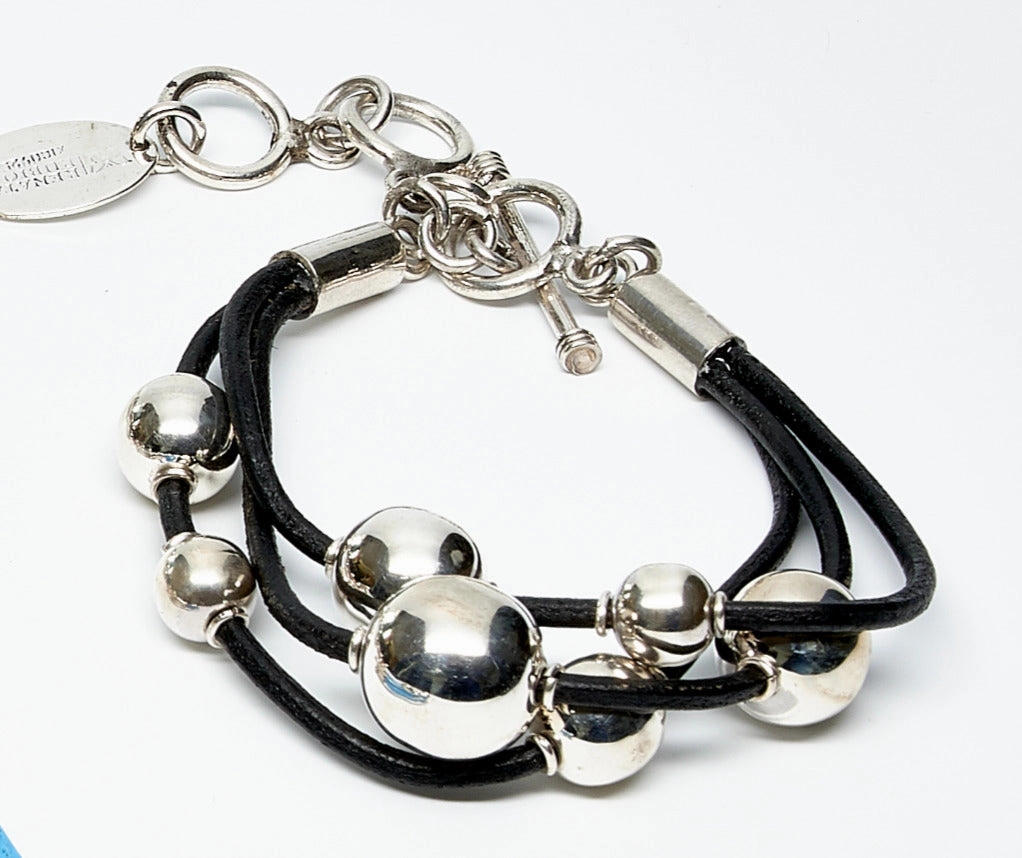 Four-Strand Leather & Sterling Silver Bracelet Editor's Choice Entire Lineup
