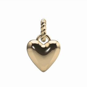 Full Heart Charm Smooth Feature Floral Mood