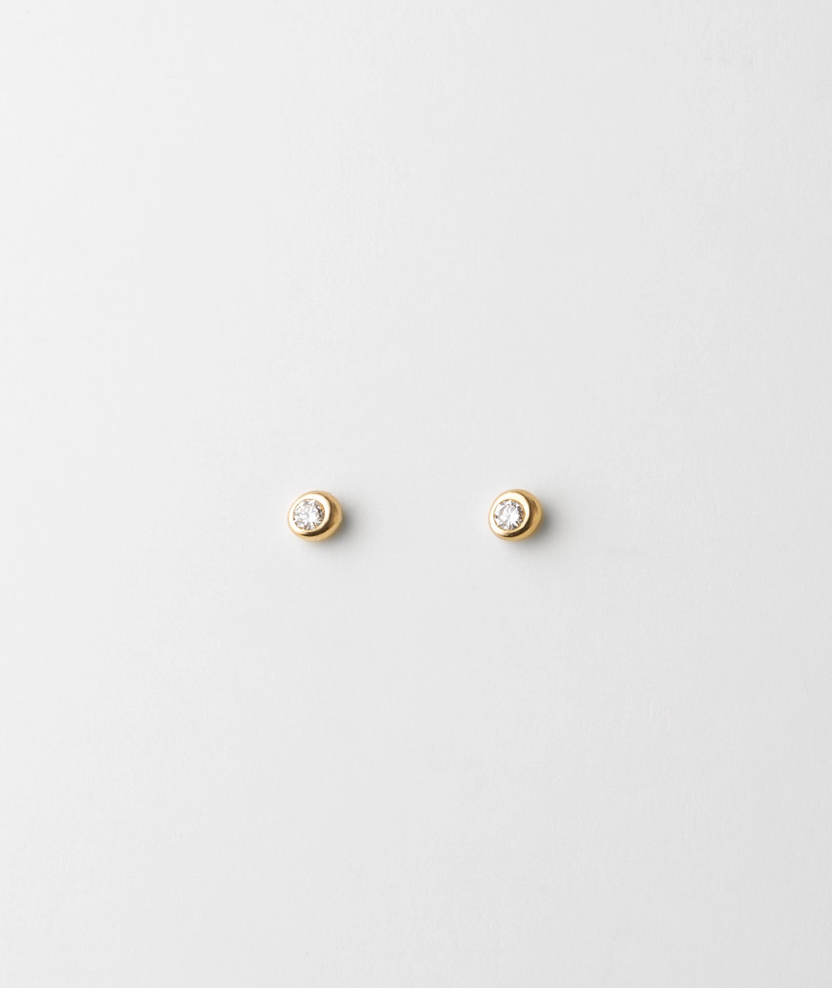 Gaia Diamond Solitaire Studs Polished Element