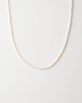 Mini Pearl Strand Necklace Minimal Appeal