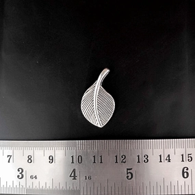 German silver leaf pendant leaves earrings findings SP240 Soft Statement