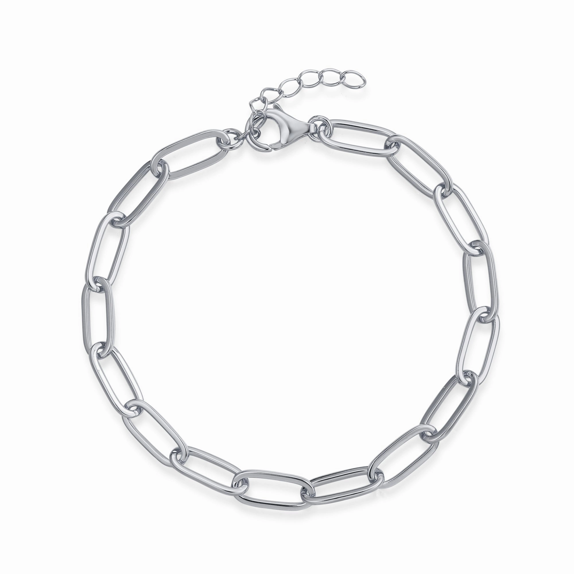 Style Statement Glam Focus Sterling Silver Link It Charm Bracelet (Bracelet Only)