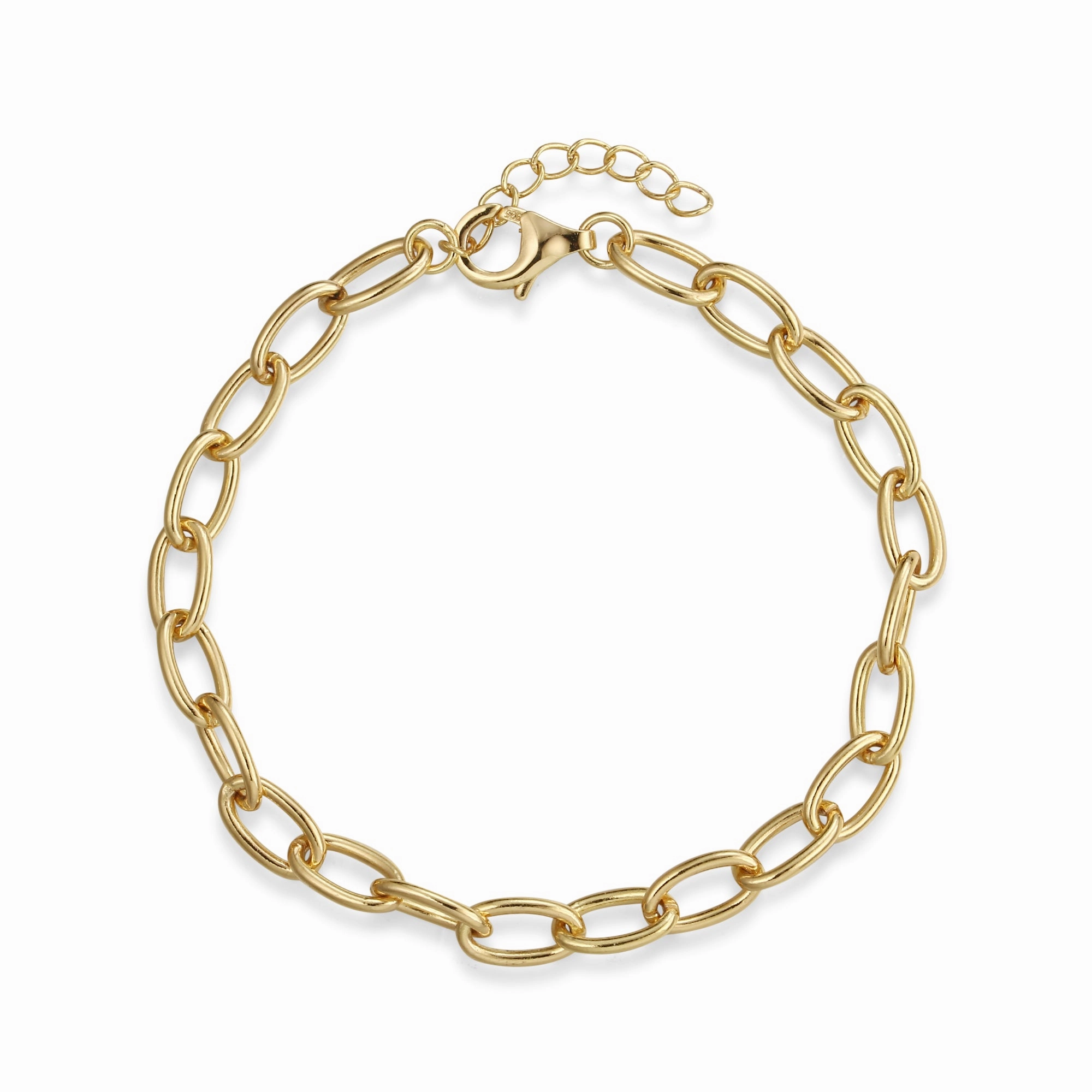 Artistic Accent Fresh Sparkle Sterling Silver Link It Charm Bracelet (Bracelet Only)