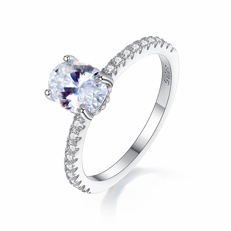 Delicate Shine All Purpose 1.2 Carat Oval Diamond Ring | S925 | Moissanite