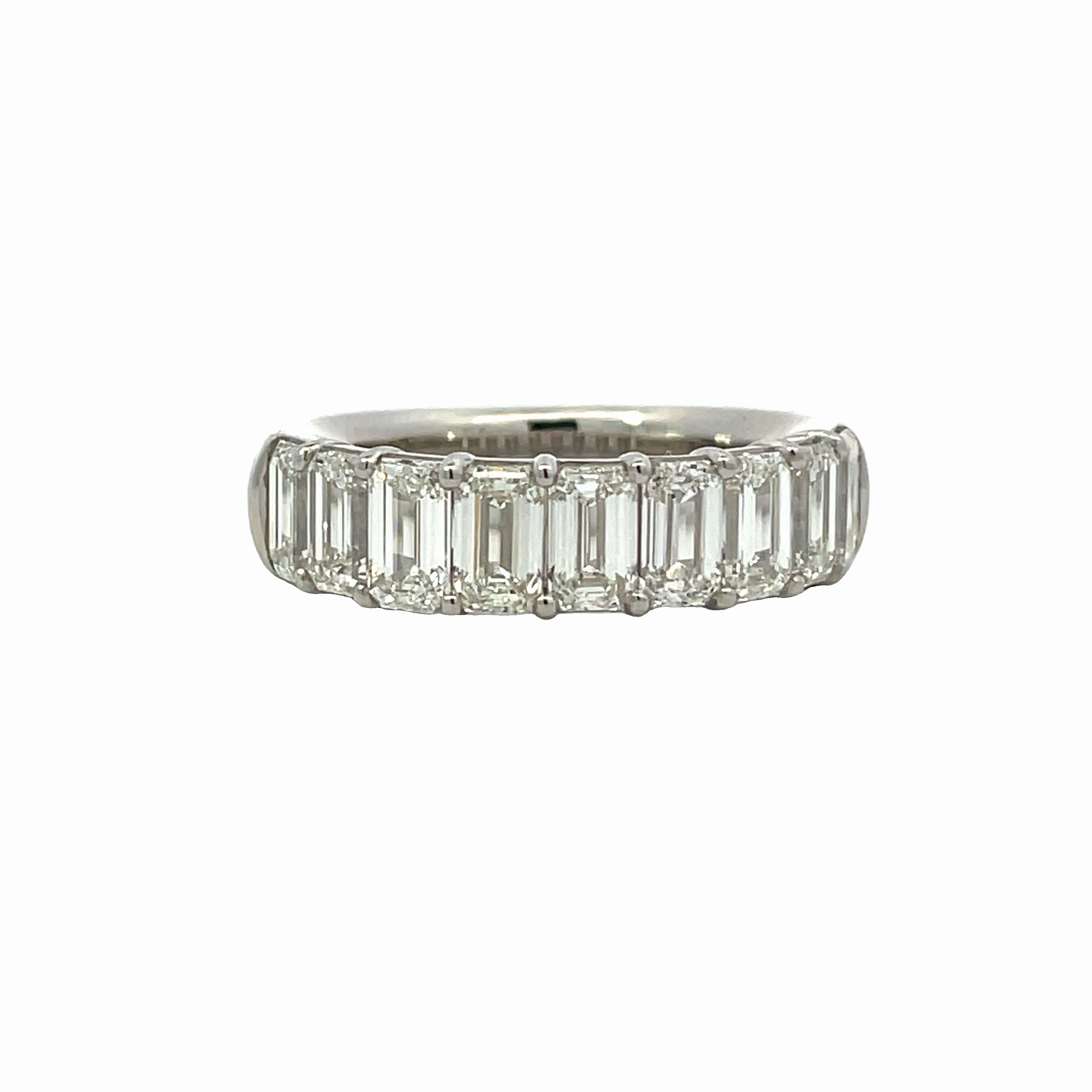Platinum Emerald Cut Diamond Anniversery Band (2.80cttw) Sweet Present