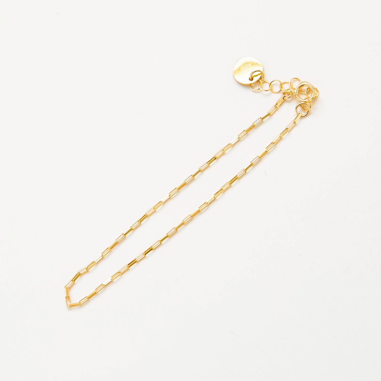 Professional Touch Gold Bar Chain Link Bracelet