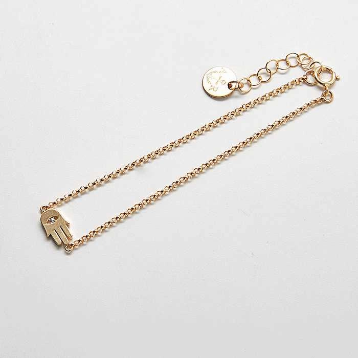 Gold Hamsa Hand Bracelet Fair Price