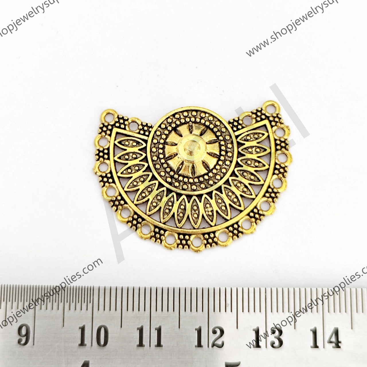 Golden pendant base fabric jewellery pendant connector GP16 Premium Craft Alluring Charm