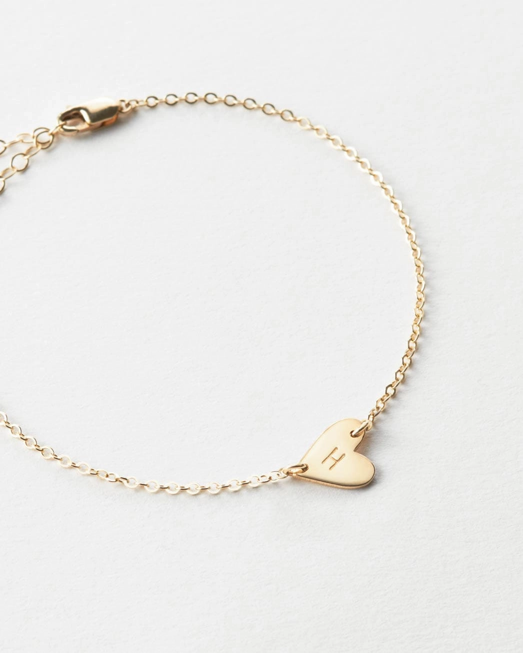 Subtle Sparkle Historical Anecdote Myra Heart Bracelet