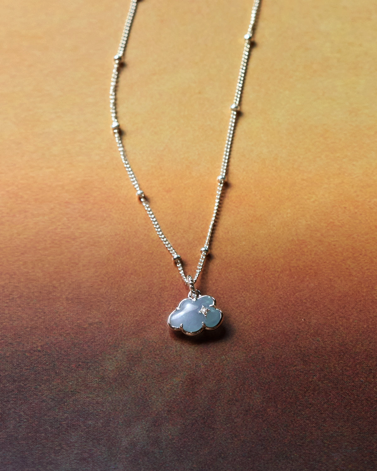 Bold Radiance Custom Jewelry Aquamarine Cloud Charm