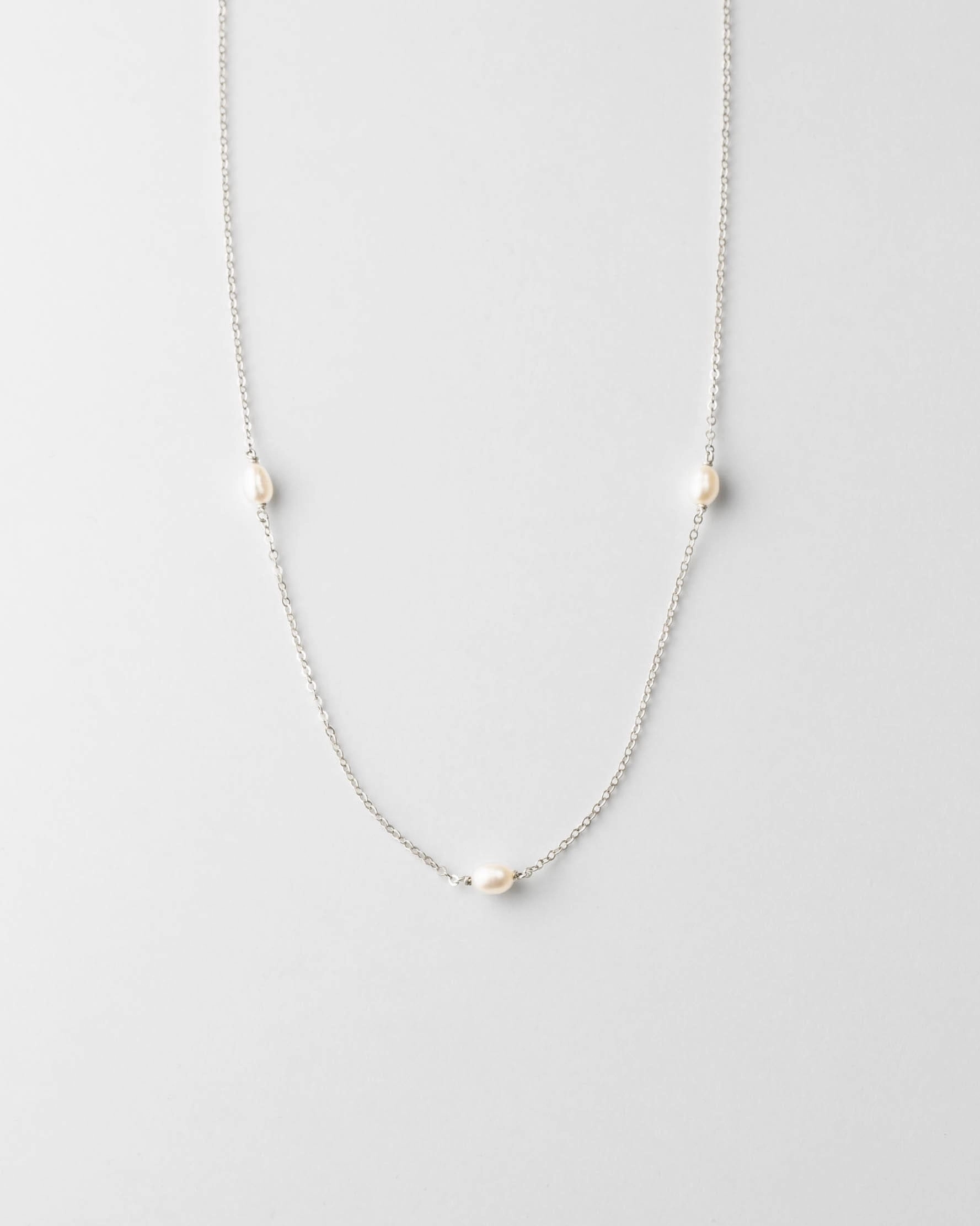 Artisan Gift Handmade Style Trinity Pearl Necklace