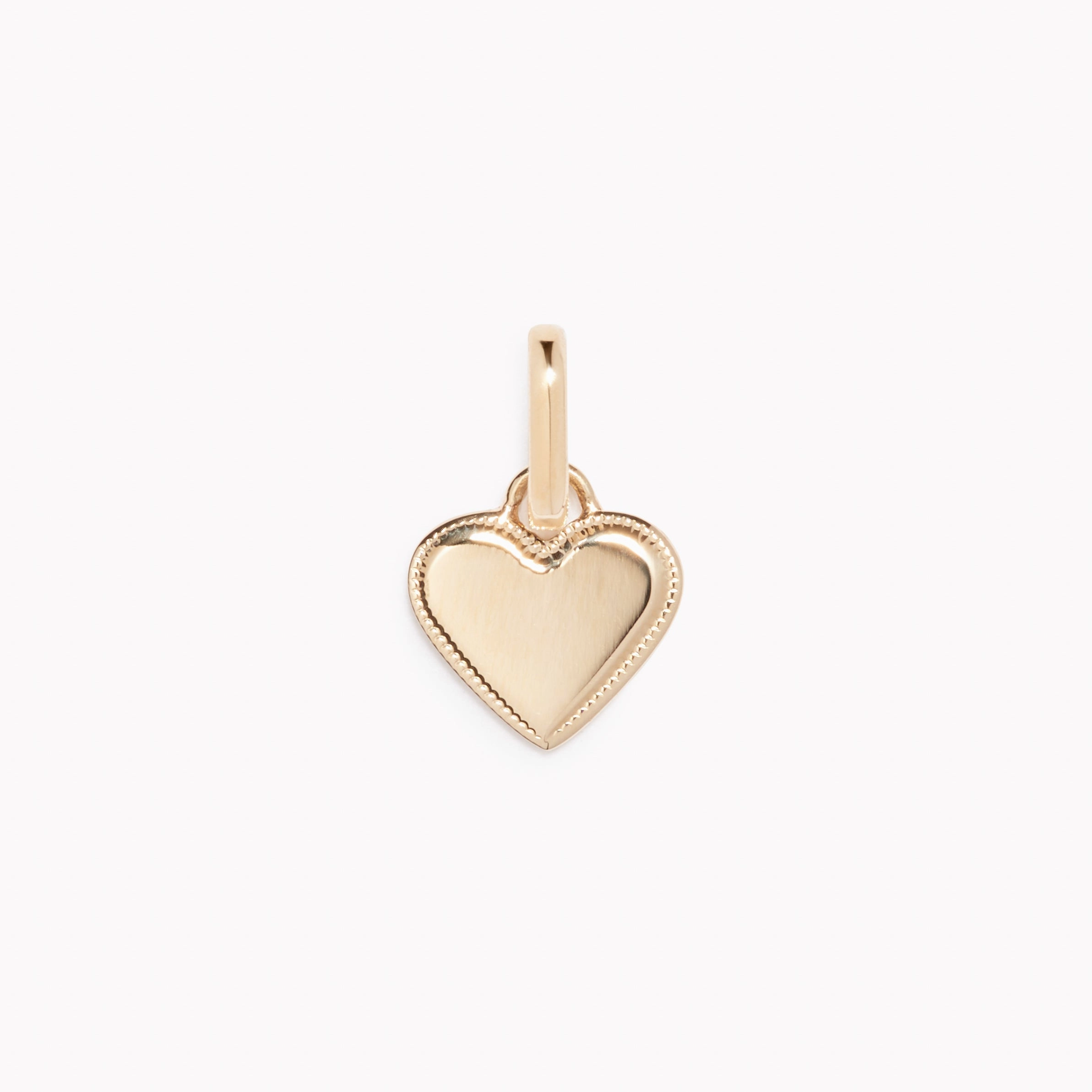 Fresh Look Heart Charm 14k Gold