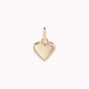 Fresh Look Heart Charm 14k Gold