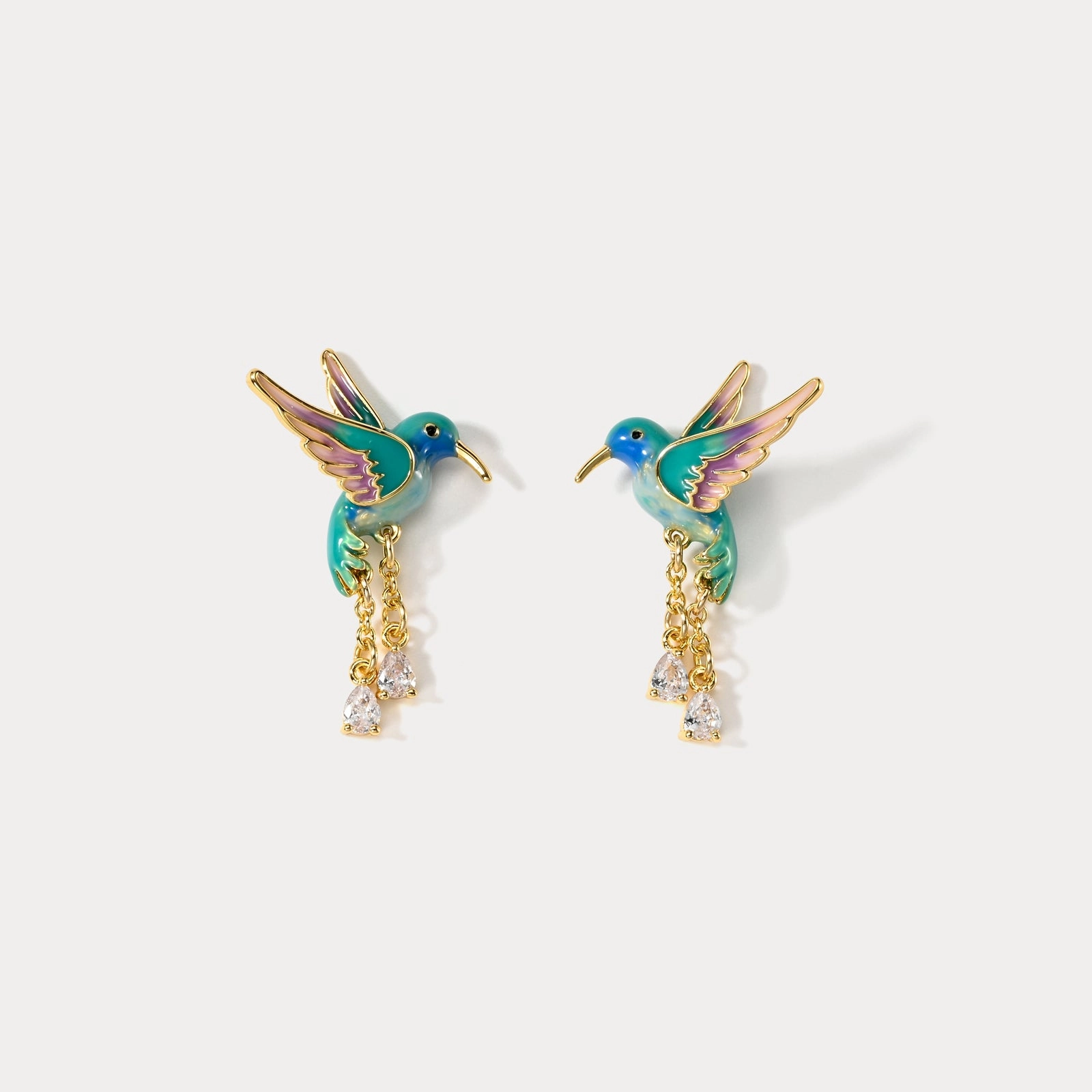 Refined Vibe Hummingbird Earrings