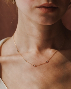 Leaflet Necklace Soft Style Pretty Accessory