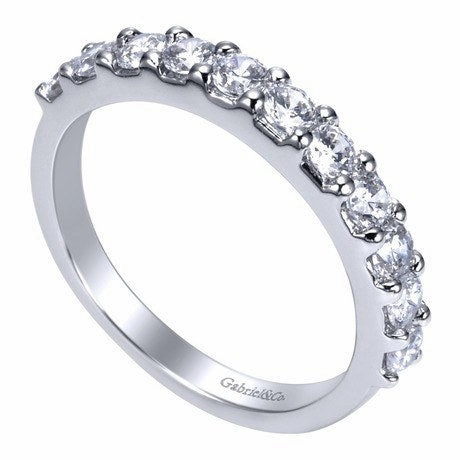 Classic Piece Mood Setter Pave Diamond Band .75 Cttw 14K White Gold | Mullen Jewelers