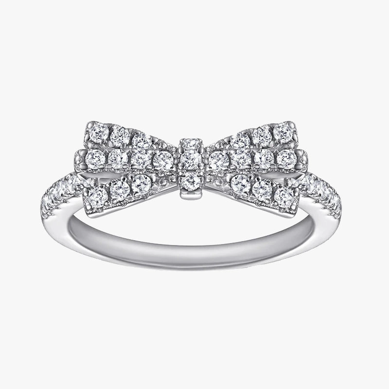 925 Sterling Silver Bow Ring Enduring Charm