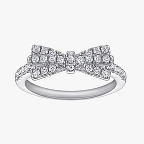 925 Sterling Silver Bow Ring Enduring Charm