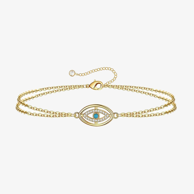Gleaming Gem Handcrafted Accessories Demon Eye  Amulet Bracelet