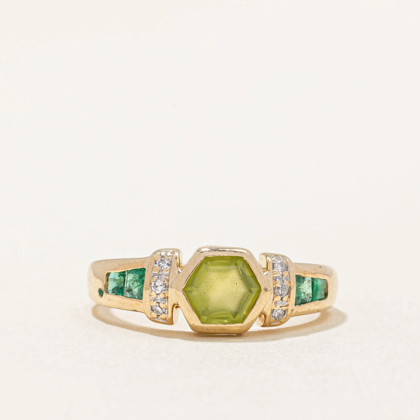 Fashion Layer Luxurious Gem Multi Gemstone Cocktail Ring | 0.78ctw | SZ 5.5 |
