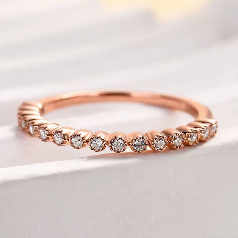 Versatile Shine Vibrant Appeal Louily Simplicity Women's Wedding Band In Sterling Silver