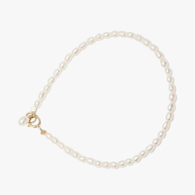 Classic Dainty Pearl Bracelet Opulent Radiance