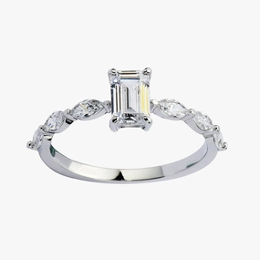 925 Sterling Silver Wedding Ring Fashionable Glow