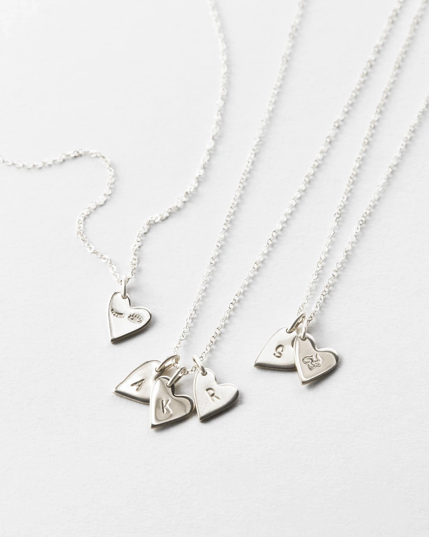 Sleek Detail Maude Heart Necklace