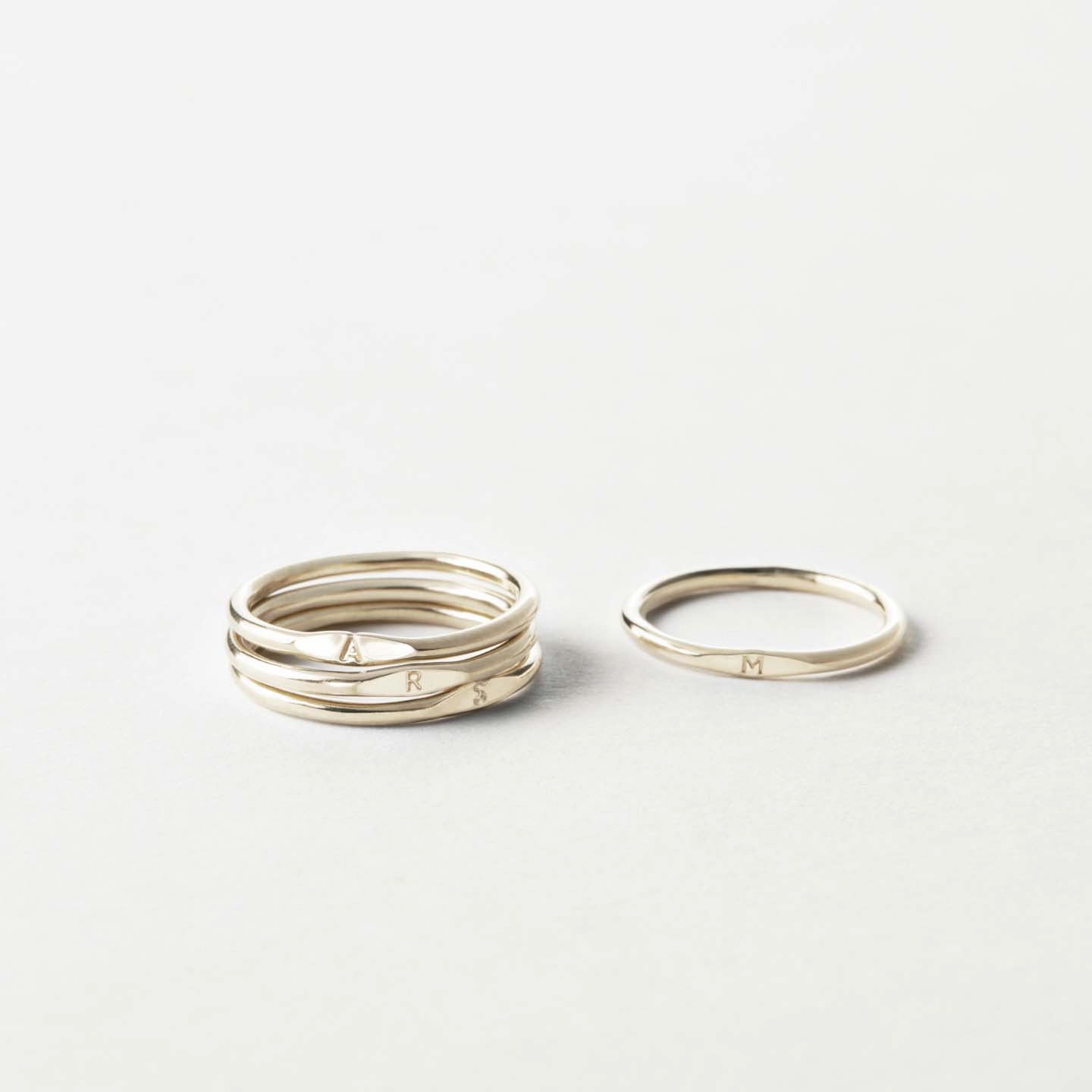 Micro Signet Ring Classic Art Evening Outfit