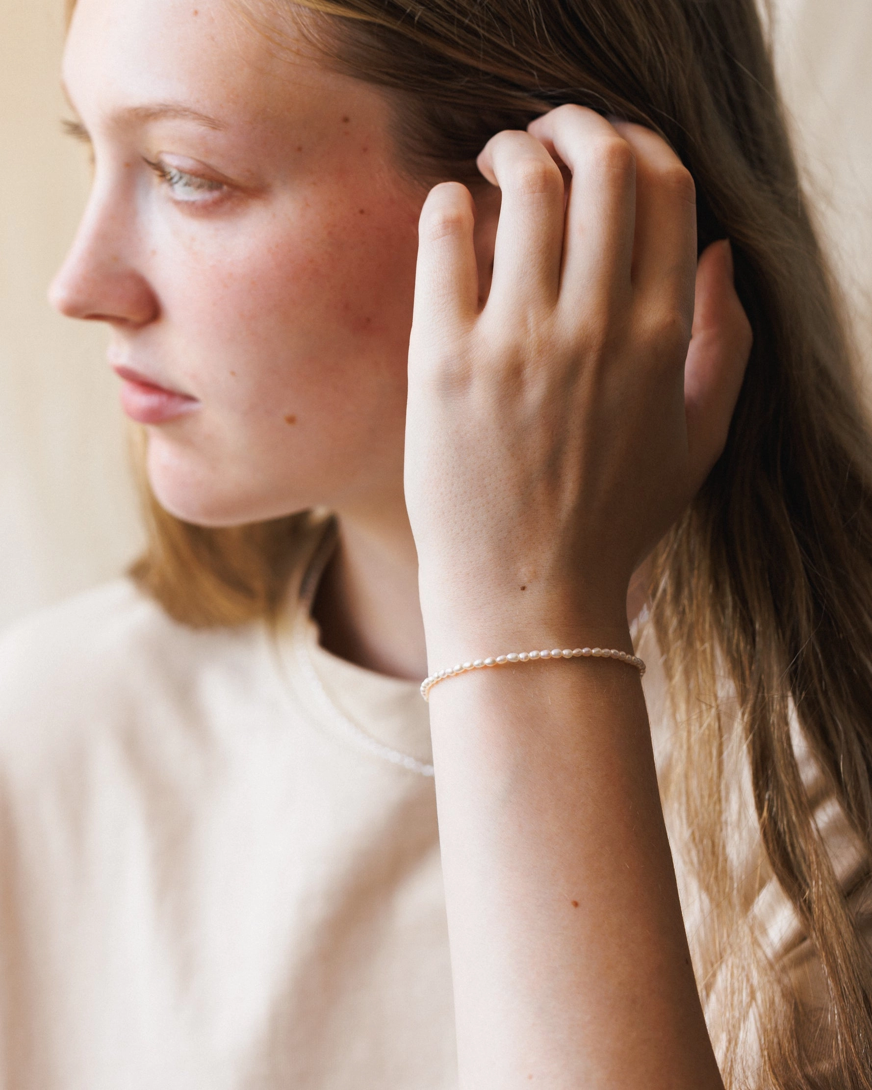 Storybook Style Mini Pearl Strand Bracelet