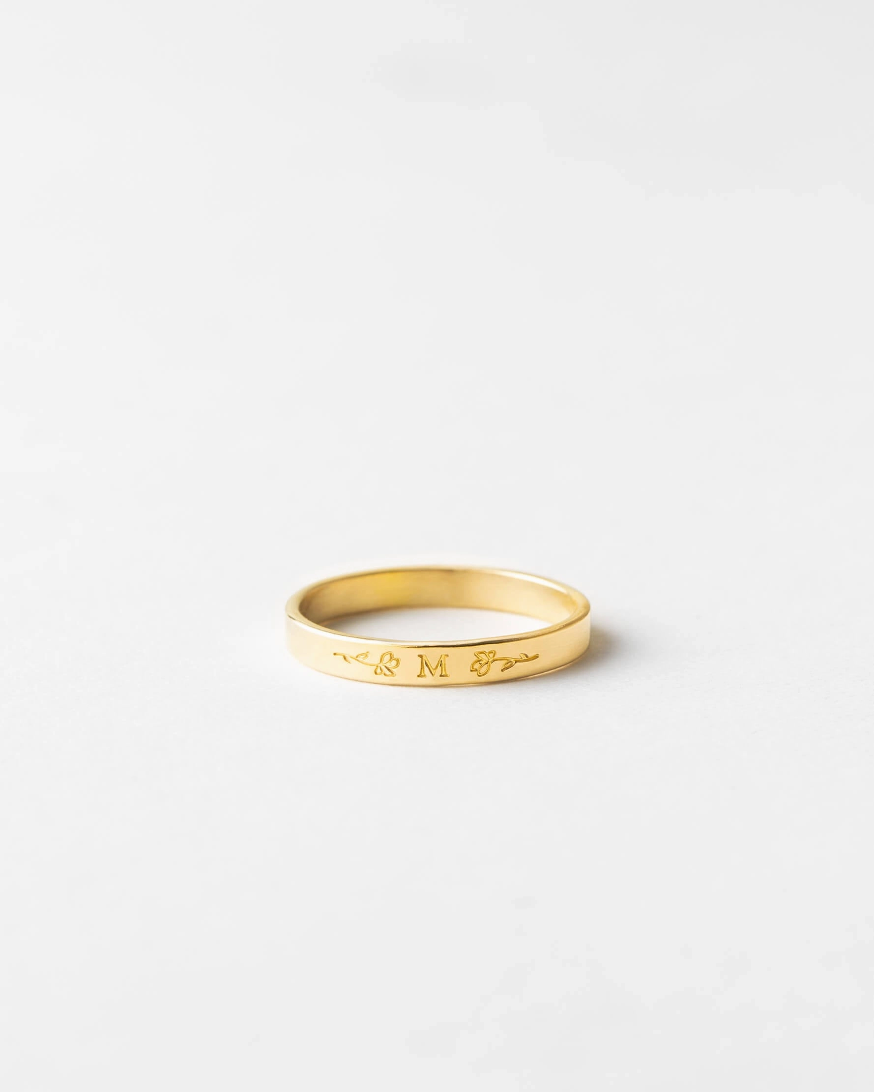 Unique Fit Personalized Floral Frame Band