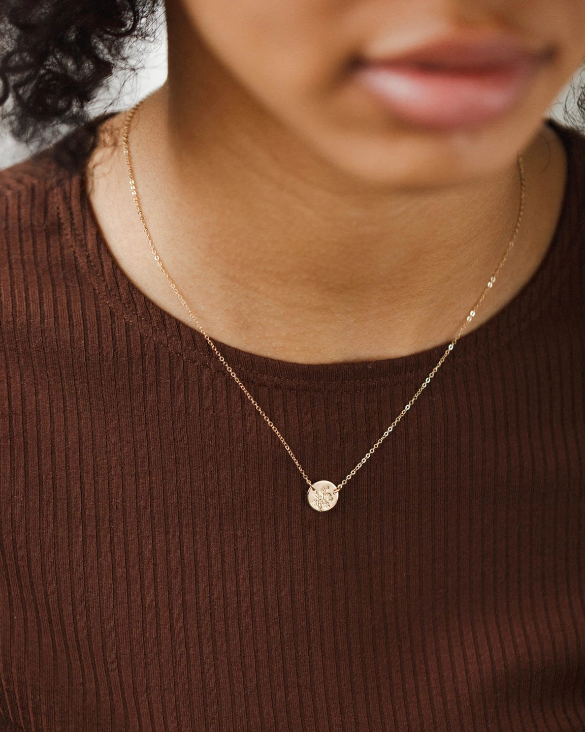 Small Flora Link Necklace Beautiful Style