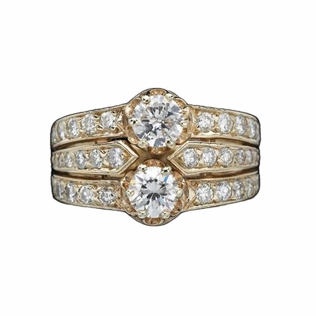 Diamond Wedding Ring Exquisite Craft
