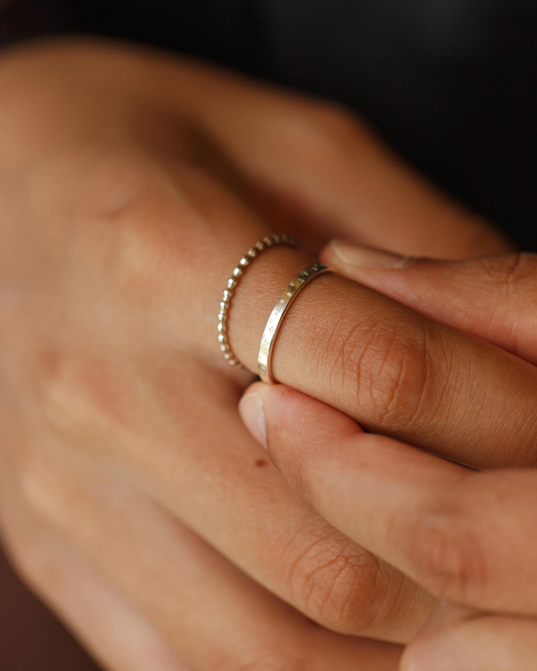 Refined Finish Beach Wear Stardust Ring