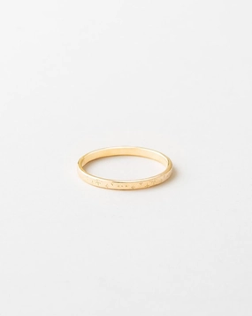 Branded Piece Stardust Ring