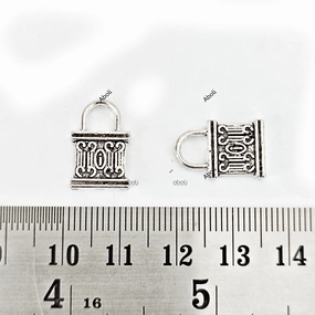 Glam Light Silver bag Charm purse Woman women shopping fashion theme CHMS100 1 charm