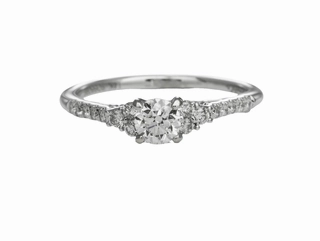 14 Karat White Gold Diamond Engagement Ring (0.55cttw) Best choice