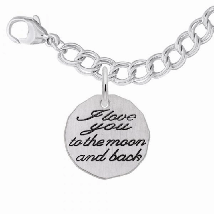 Polished Finishes Lasting Amalgam MOON AND BACK BRACELET SET