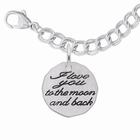 Polished Finishes Lasting Amalgam MOON AND BACK BRACELET SET