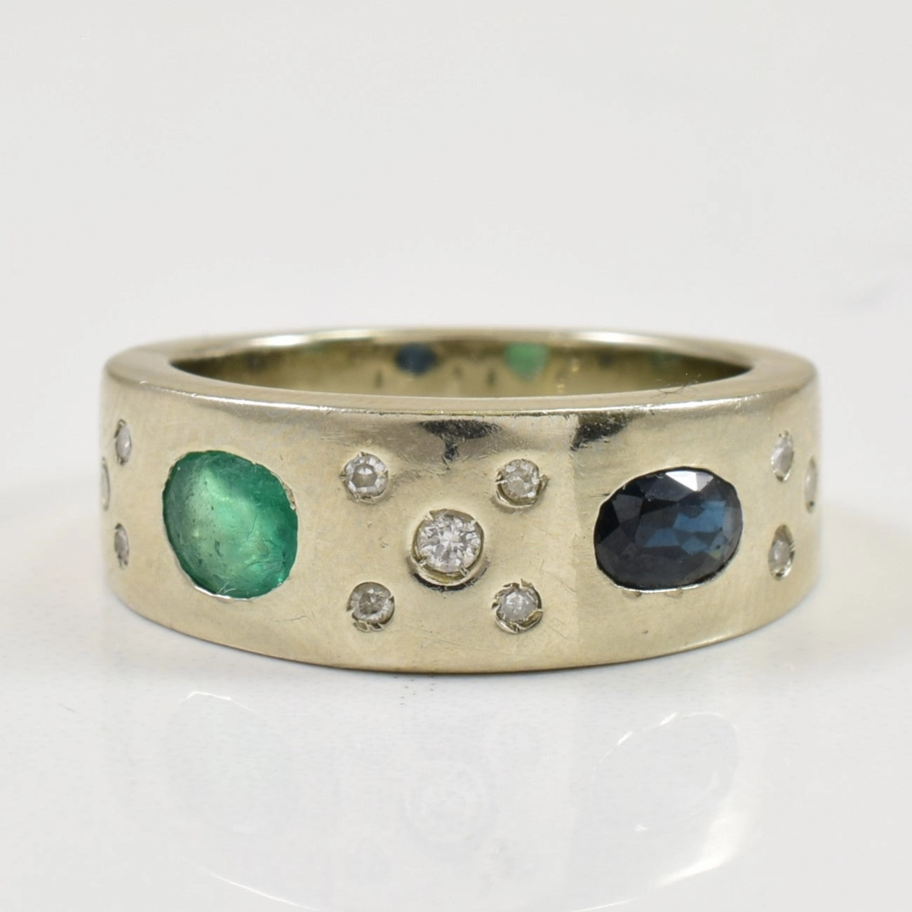 Multi Gem & Diamond Ring | 0.30ctw, 0.12ctw | SZ 4.75 | Custom pieces
