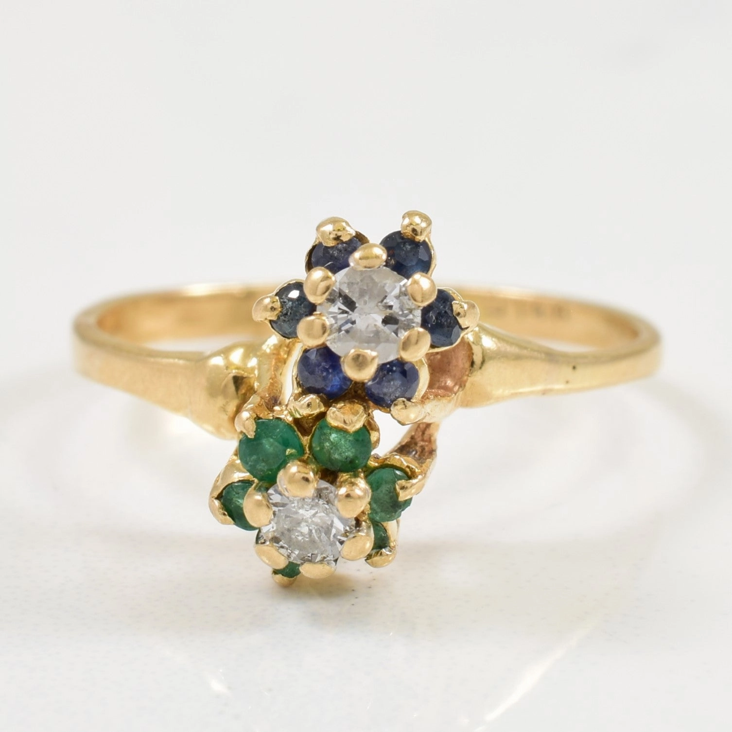Day Vibe Multi Gem & Diamond Ring | 0.30ctw, 0.14ctw | SZ 6 |