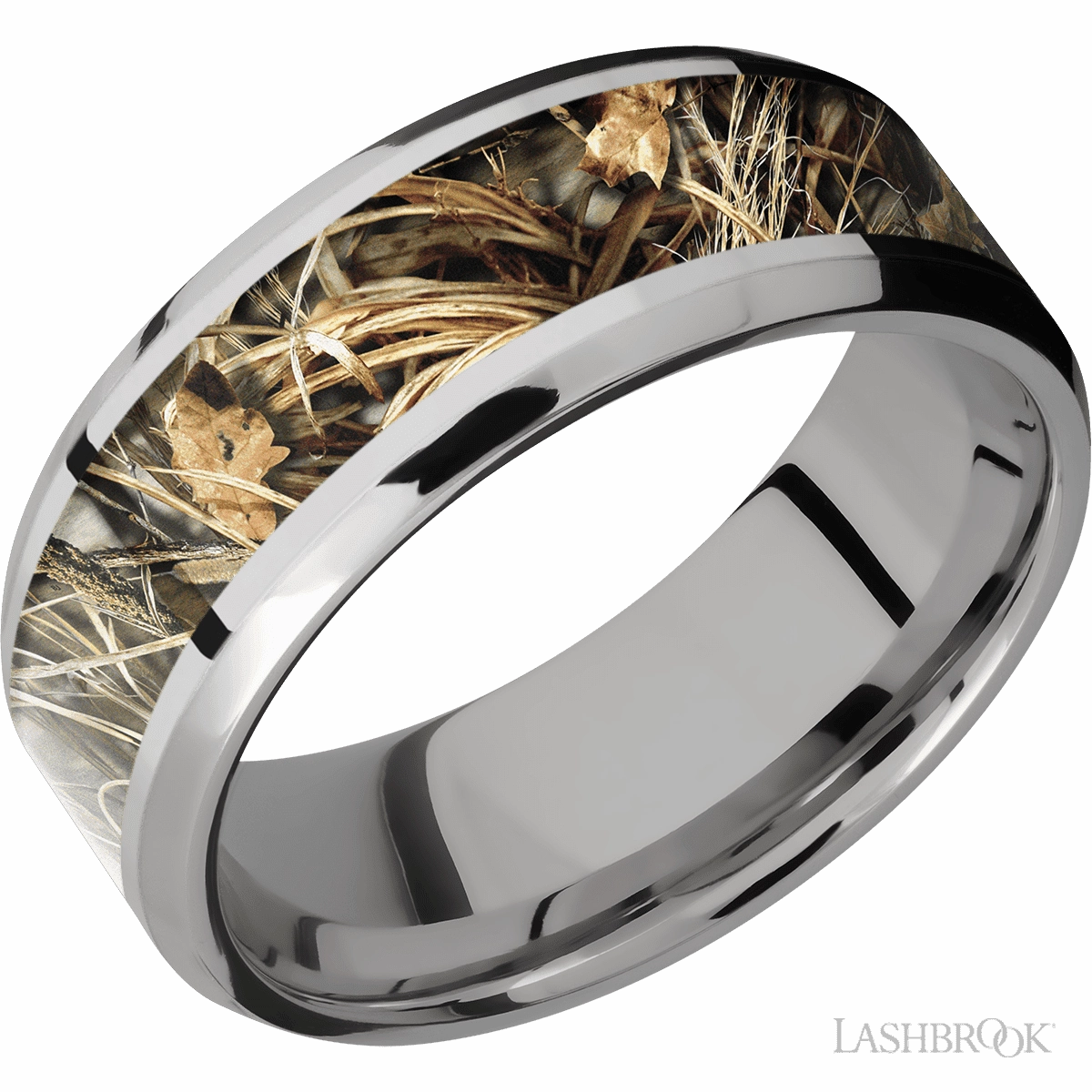 Realtree Max4 Camouflage Wedding Band Titanium 8mm Wide Party Ready Unique Craft