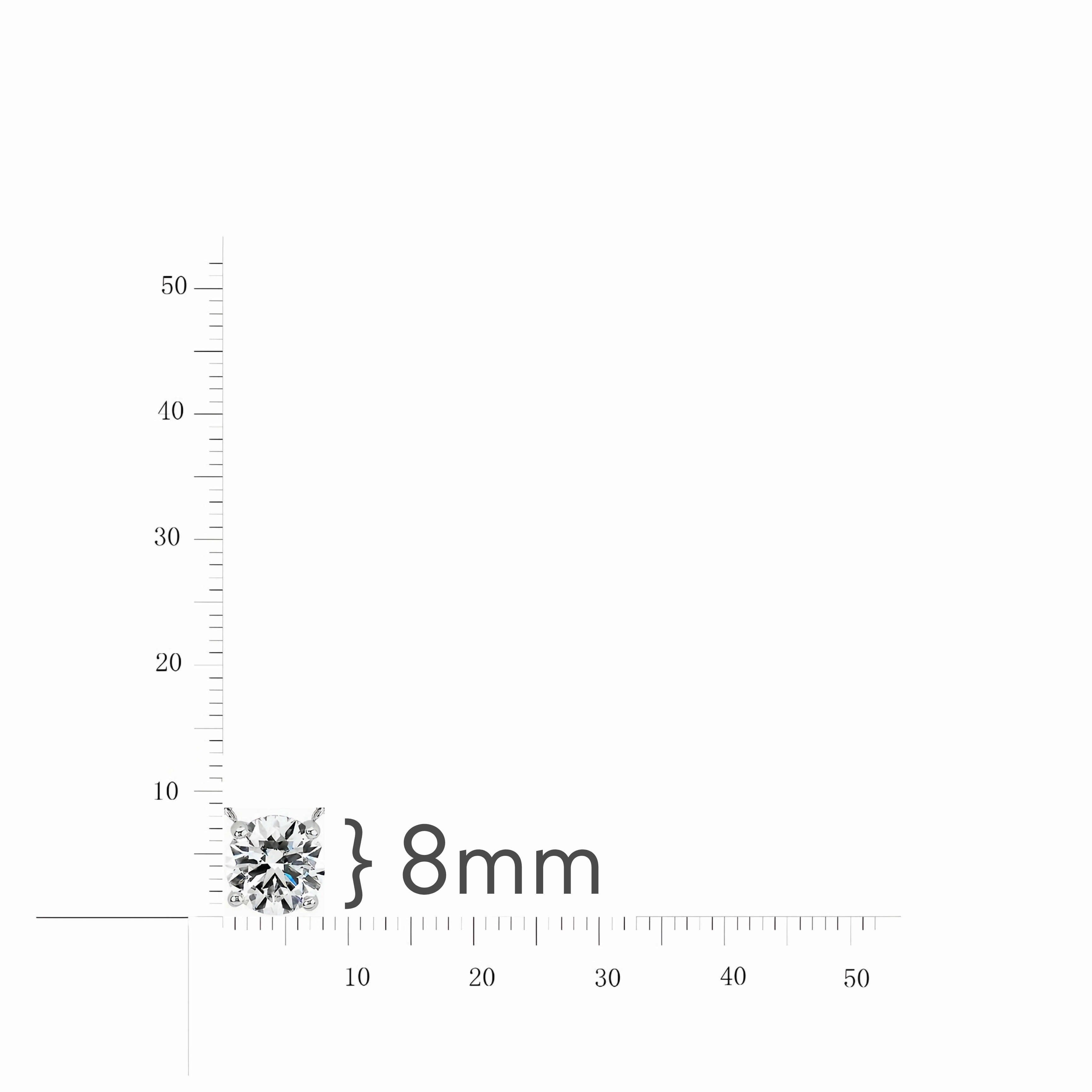 High-Quality Piece Luxury Collection Rhodium Plated Sterling Silver CZ Solitaire Necklace