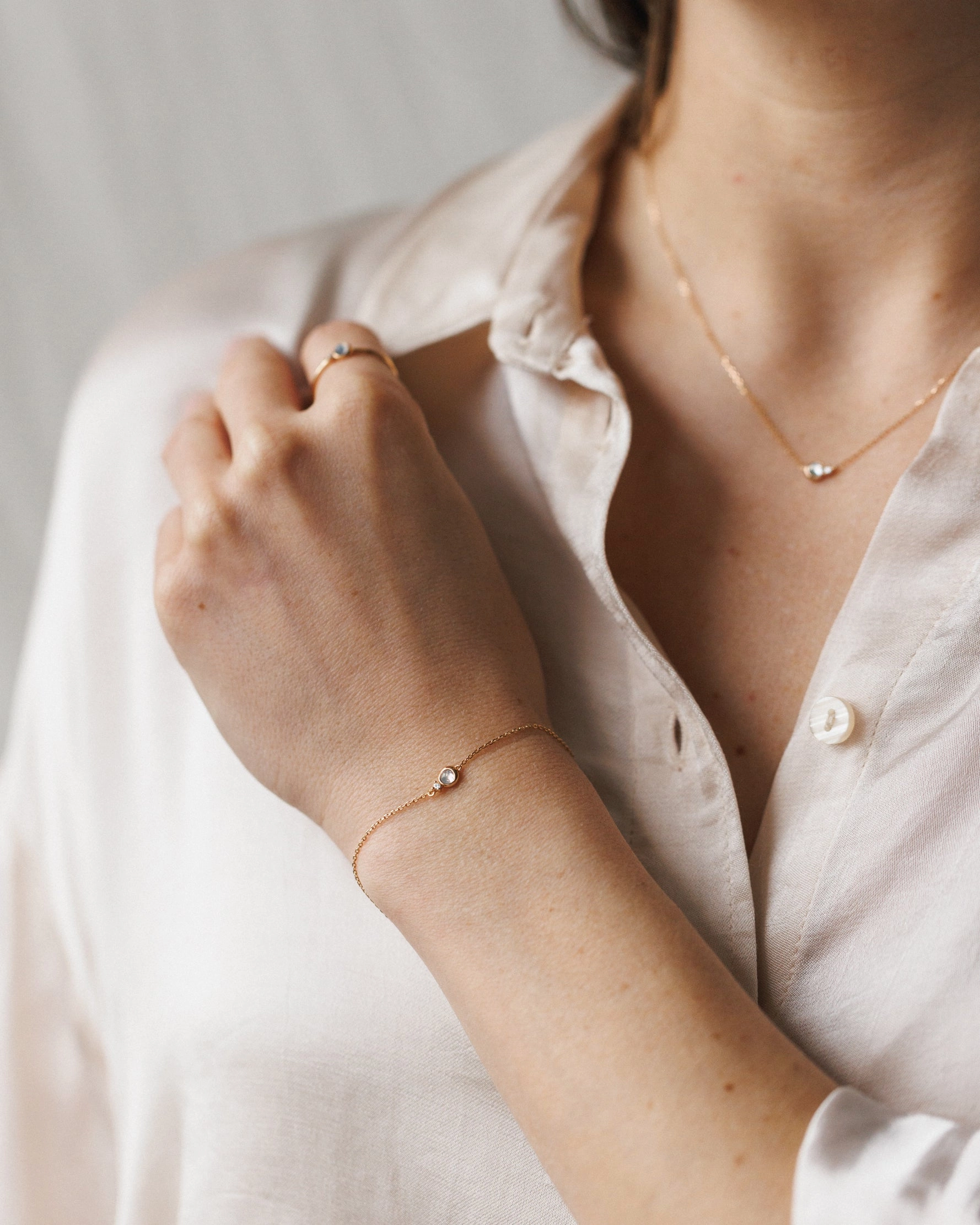 Solid Gold Moonstruck Bracelet Ongoing Amalgamations Careful Workmanship